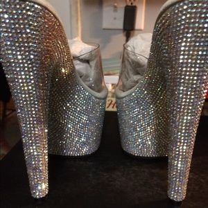 bejeweled stripper shoes